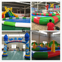 Childrens inflatable pool toys thickened square stall fishing pond beach Cassia pool pool set
