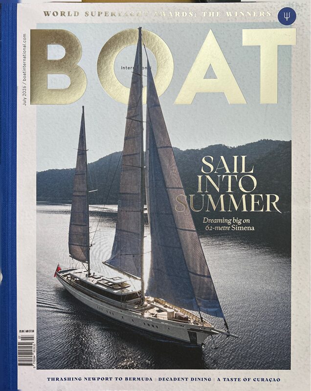 In Stock: Boat International July 2026 Issue, British Edition of the Yacht Magazine In Stock: Boat International July 2026 Issue, British Edition of the Yacht Magazine