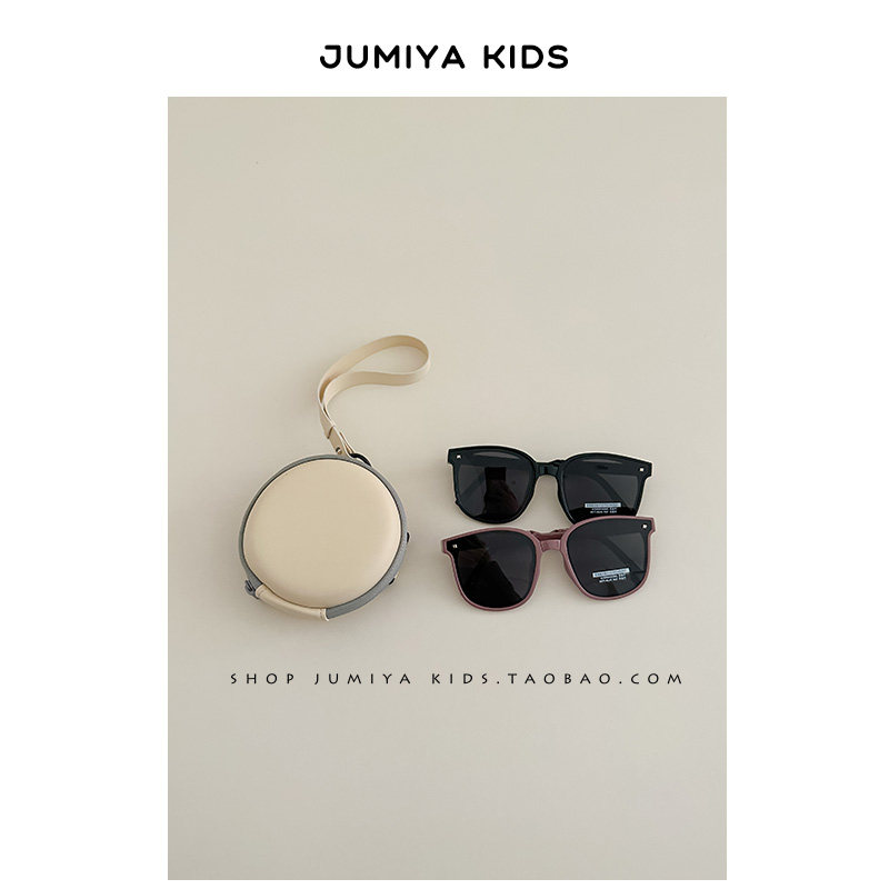 ins south Korean children sunglasses summer foldable foreign air 1-8 year old boy fashion sunscreen boy polarized sunglasses tide-Taobao