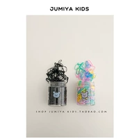 Детская одноразовая безвредная маленькая резинка для волос, не повреждает волосы