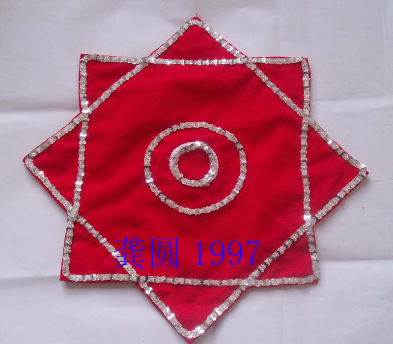 Dance Hand Parquet Children Midi professional skills Appraisal Exam Hemp Yarn Anise Towels Northeast Two People Transfer Seedlings of Red Flowers