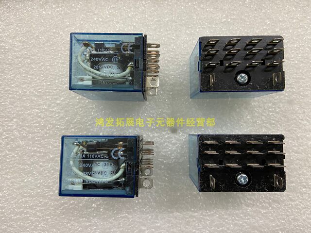 Ly4N-J Omron Intermediate Relay Ly4Nj 24Vdc Dc24V Original Ac220V Genuine 14-Pin 10A