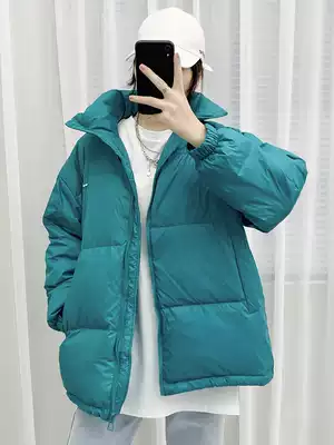 Anti-season clearance down down jacket women 2021 New Korean explosive short loose fashion trend stand collar coat winter