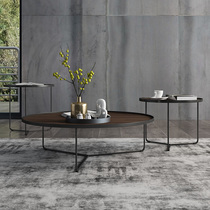 Van da Nordic light and luxurious iron art tea table Composition minimalist modern size family Living room Ideas edge a few round a few