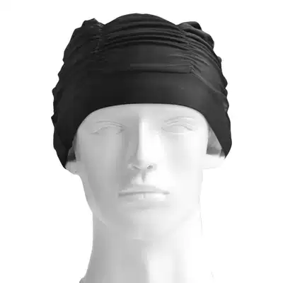 European shark swimming cap new pleated swimming cap for men and women