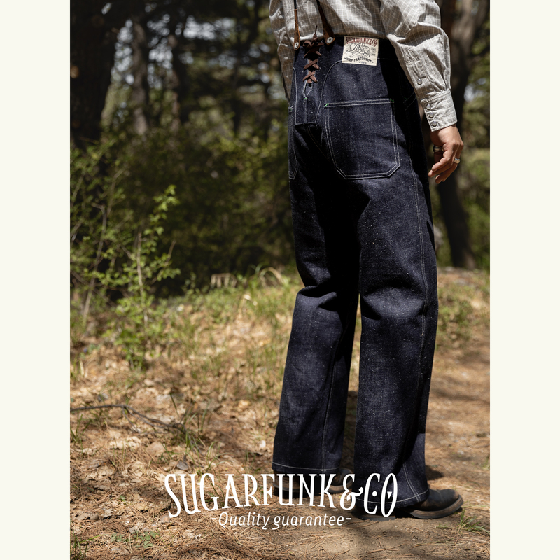Sugarfunk American Retro High-Waisted Straight-Leg Workwear Jeans for Men, Amei Casual Ranch Raw Denim Overalls Sugarfunk American Retro High-Waisted Straight-Leg Workwear Jeans for Men, Amei Casual Ranch Raw Denim Overalls