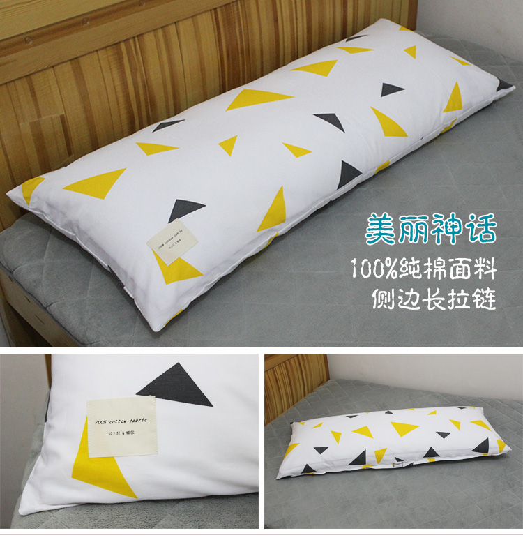 {} Zipper phần 1,2 triệu đôi bông gối 1,5 m 1,8 m gối dài 100% cotton áo gối - Gối trường hợp gối bầu