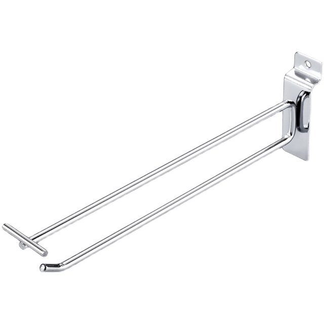 ແຜ່ນສີດໍາ groove double line hook pit plate double hook white universal plate hook supermarket shelf food hook price tag