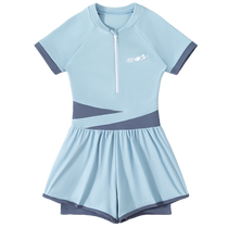 Maillots de bain pour enfants 2024 nouvelle junior lycéenne basse vitesse professionnelle nage sèche CUHK Girl girl maillot de bain