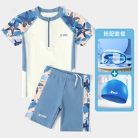 Лююнбай (купальник + силиконовая колпачка + большие рамы плавательные очки)