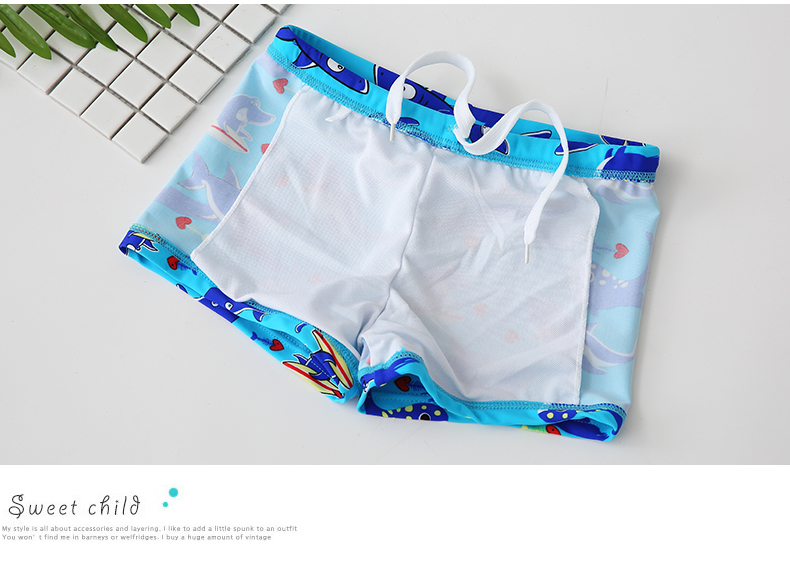 Quần bơi trẻ em Bé trai lớn chia tách mui xe nhanh khô phim hoạt hình Quần bơi bé trai Đồ bơi bé trai A bikini cho bé 1 tuổi
