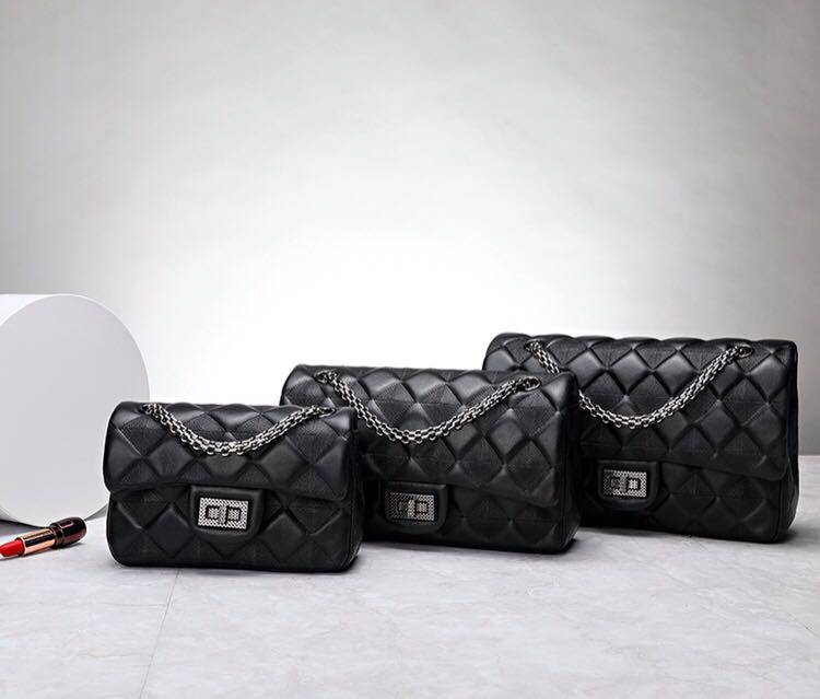 2020 New Bag All Sheep Leather Little Fragrance Little Fragrance Chain Fashion Single Shoulder Slipper Bag