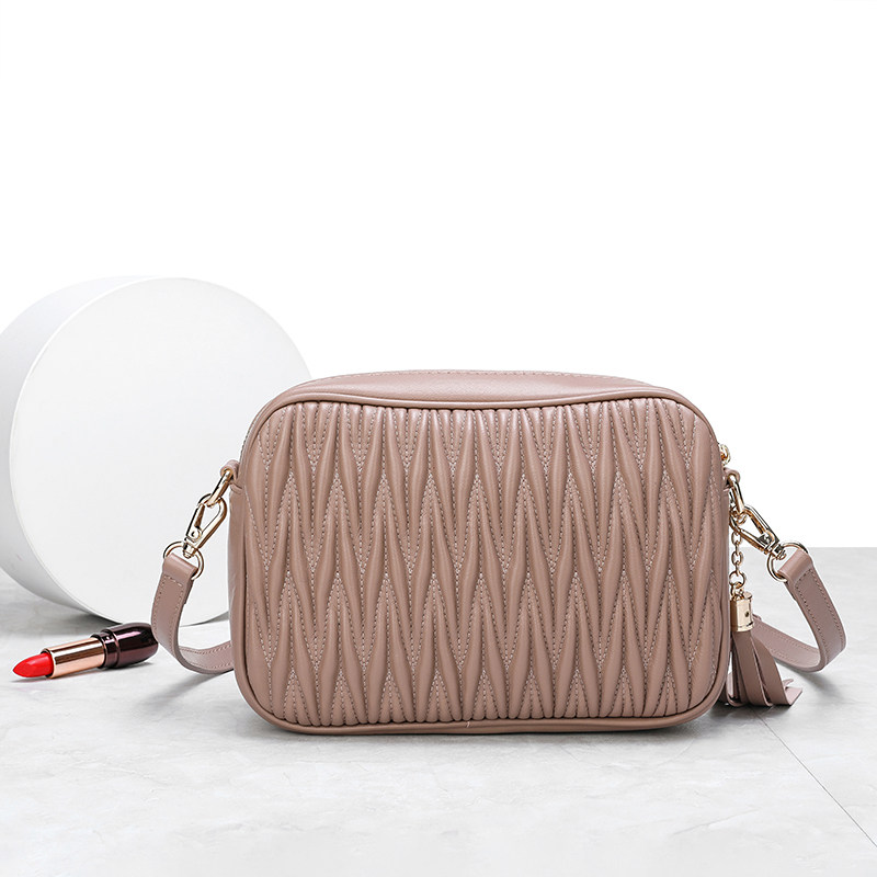 2022 - Whole Yang's new bag - tide Han edition of casual fold camera bag slope - shoulder bag bag bag