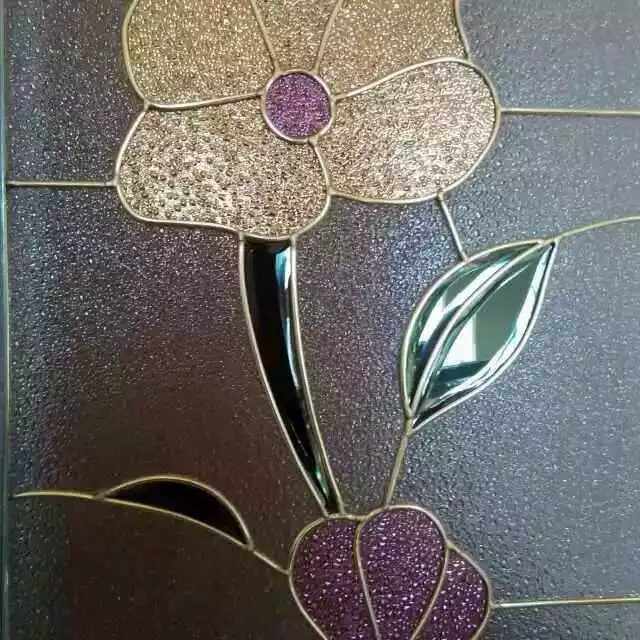 Copper bar inlaid glass 10-year-old shop? With car copper bar glass Wine cabinet copper bar glass 16 mm thick teach