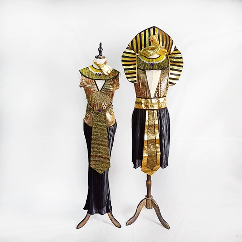 Cos Cos Halloween Clothing Женщины взрослые египетские фанат fa lao yan