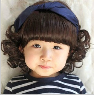 Парик 影楼婴儿百天宝宝拍照假发幼儿童摄影服饰发带发饰蕾丝发网假发套 OTHER