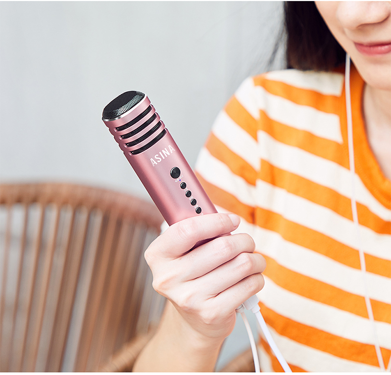 micro thu âm cài áo Arsenal H5 quốc gia k bài hát micro tạo tác micro điện thoại di động thiết bị sống tên đầy đủ tên hát với bộ âm thanh la hét tụ điện mini Android Apple phổ ghi âm nhà chuyên dụng mic livestream