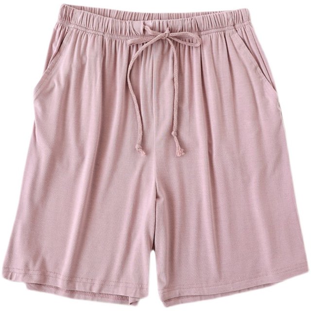 ແມ່ຍິງ pajama pants summer quarter shorts Modal ບາງ pants ເຮືອນ pants ຂະຫນາດໃຫຍ່ ice silk ບ້ານ pants ຫາດຊາຍ