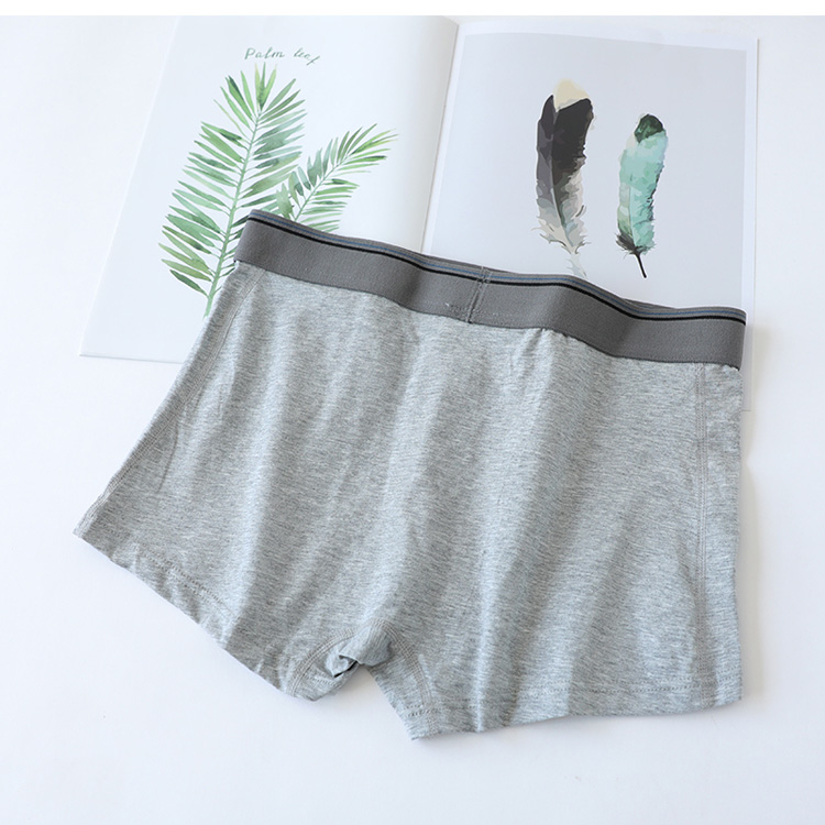 Phía trước mở quần lót nam quần boxer quần short cotton mỏng phần thanh niên mùa hè bốn góc quần short đầu quần - Nam giới quan sip goi cam