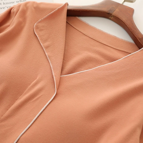 Топ с чашечками, осенняя пижама, удерживающий тепло лонгслив, оверсайз