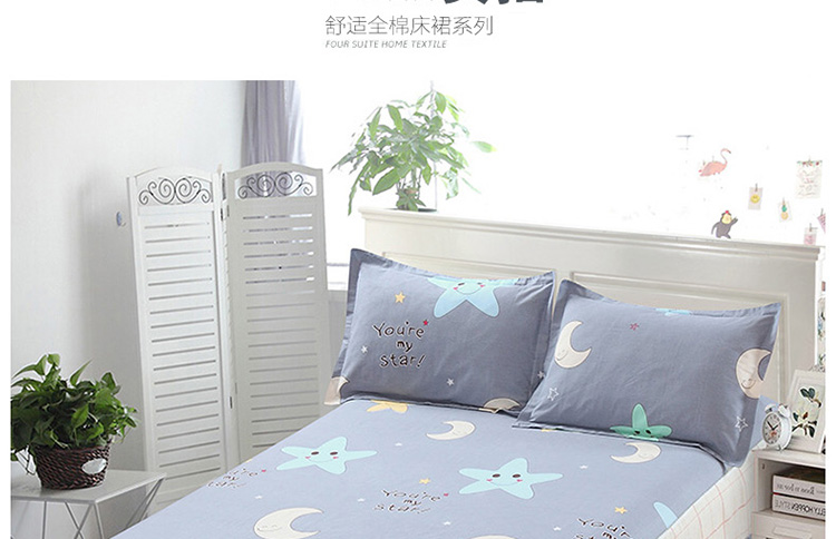 Custom-made bông giường váy một mảnh bông trải giường 1.0 * 1.2x1.35x1.5x1.8x1.9x2.0 * 2,2m mét - Váy Petti drap giường có viền