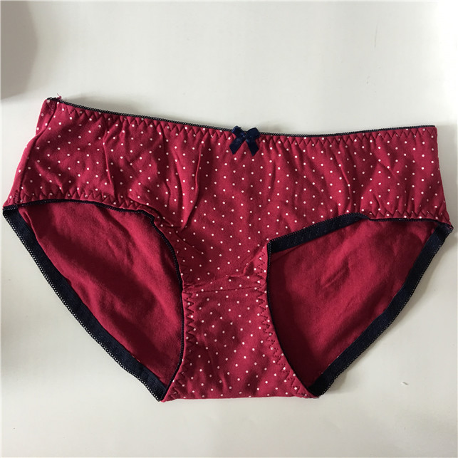 M-XL ~ 多色 ~ Cotton Bà tam giác Quần thấp tầng Quần tam giác nữ In quần cotton quần chip siêu nhỏ