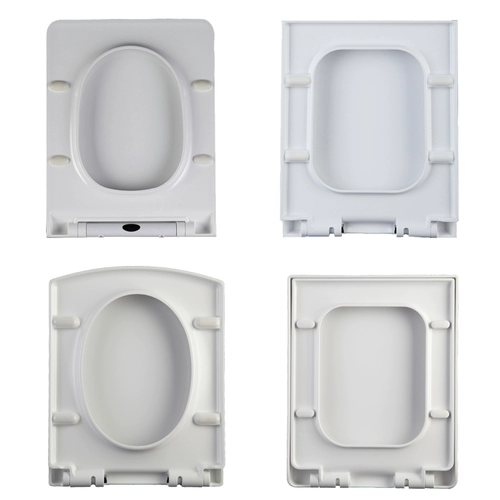 Основанная квадратная туалетная крышка Farca Universal Old Trapezoidal Buffer Shlowd вниз, чтобы сгущать туалетный крышку с мелональдегидом