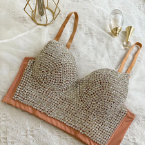 Starry luxury bra sexy Bundy night underwear gathered non-slip chest women wear suspenders outside the corset