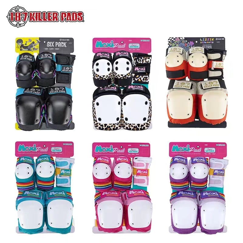 187KillerPads adult child kneecap protective elbow protective wrist six pieces professional wheel slip sports skateboard protective gear