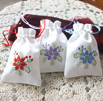 Dragon Boat Festival Embroidery Purse Incense bag Incense bag Empty bag Dried flower bag Christmas Flower small gift bag bouquet pocket Bedroom