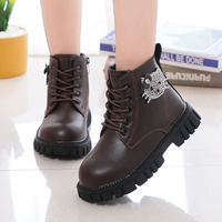 2183 коричневые одиночные ботинки