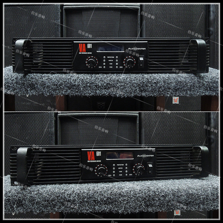 Original dress German imports AUDIOCENTER Ore VA601 second-hand stage post power amplifier in colour good