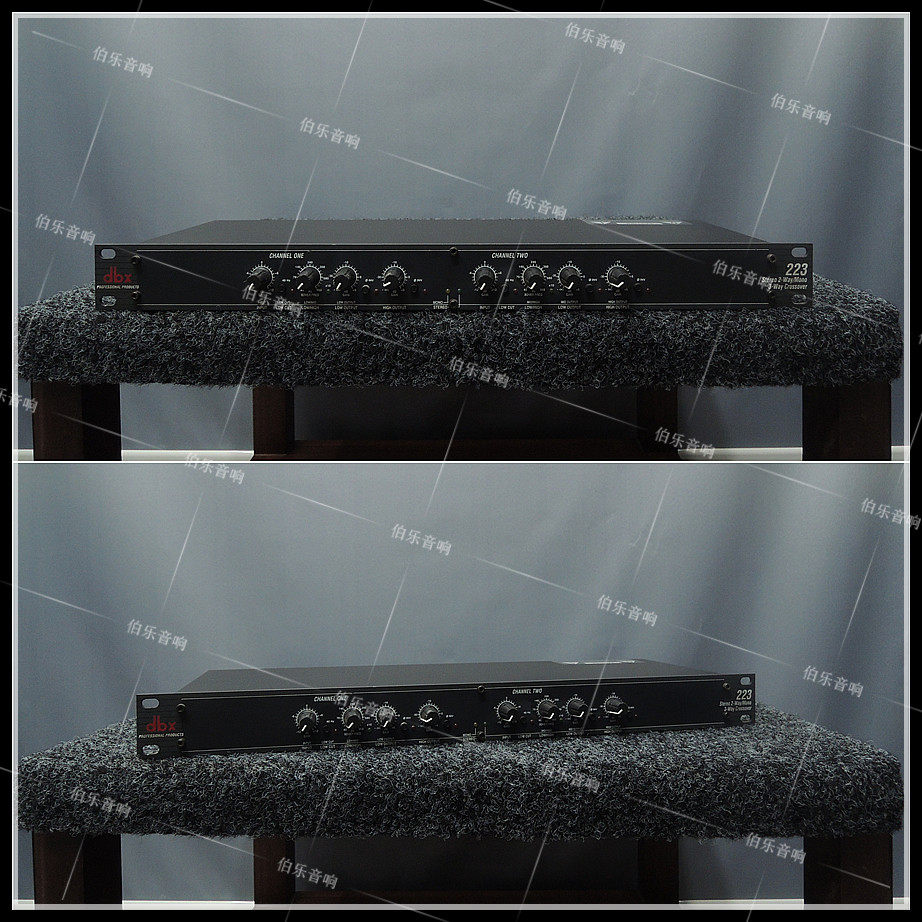 Original U.S. imported DBX 223 second-hand professional electronic frequency divider performance stage two frequency divider American production