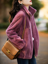SZHZ warm and high face value with warm germination winter trendy not bloated Australian Mian lamb light and luxurious coat