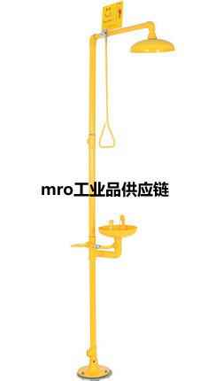 Composite shower eyewash device--economical (carbon steel ABS coating) factory school eyewash device