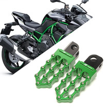 Motorcycle accessories suitable for Kawasaki ZH2 2021 modified aluminum alloy non-slip front pedal pedal pedal pad