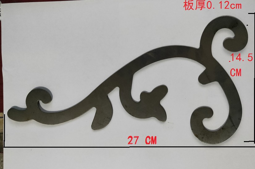 Wrought iron accessories Flower Wrought iron stair accessories Balcony handrail accessories Gate fence accessories Railing accessories