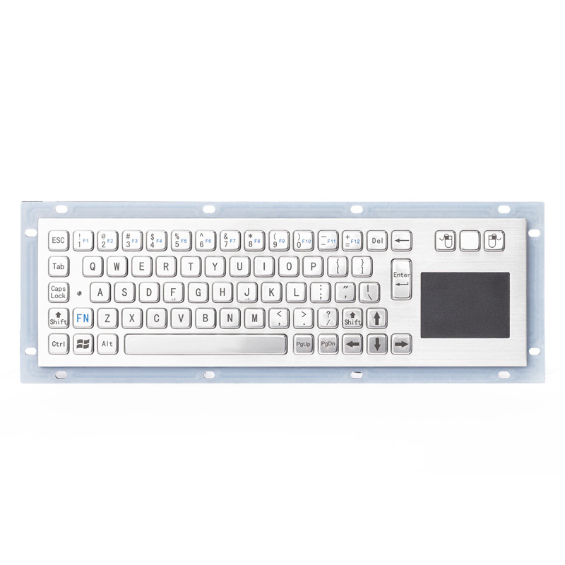 Dawo D-8677 Ultra-Thin Metal Industrial Embedded IP65 Keyboard Suitable for Self-Service Terminals