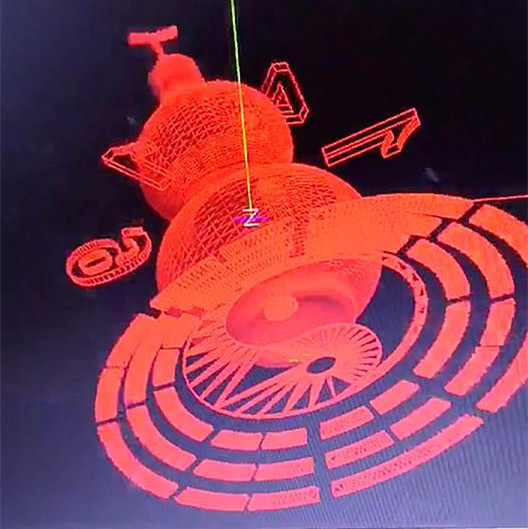 Car home decoration luminous base pyramid artificial k9 crystal laser internal engraving and external engraving personalized customization