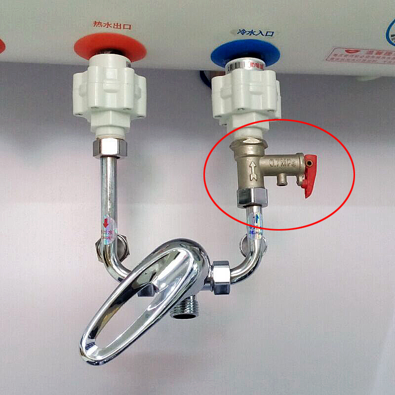 Неправильное положение клапана на бойлере