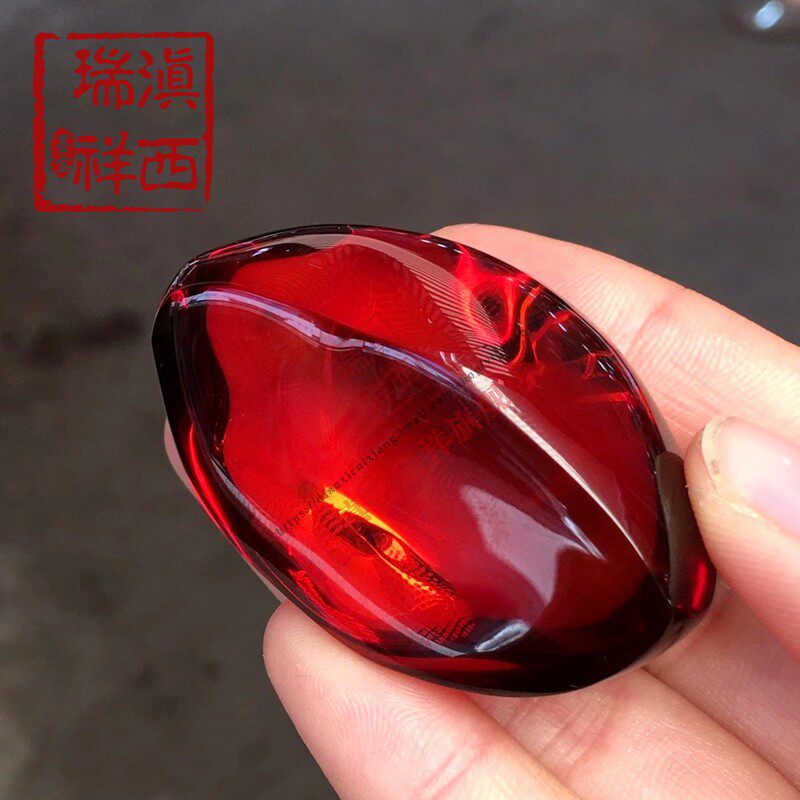 Yunnan Xiruxiang Natural A Cargo Myanmar Amber Bouquets Blood Perwillow Leaf With Shape Pendant Necklace Honey Wax Belt Certificate