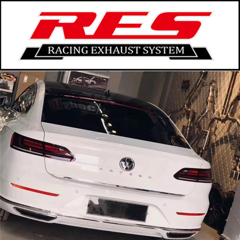 The new Volkswagen CC Lingdu Scirocco Magotan modified RES full-section valve exhaust pipe high-flow head section three yuan