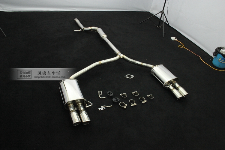 Audi exhaust Audi A3 A4L A4L A5 Q5 Q5 retrofit S3 S3 S5 S4 S6 S6 valve four out of exhaust pipe