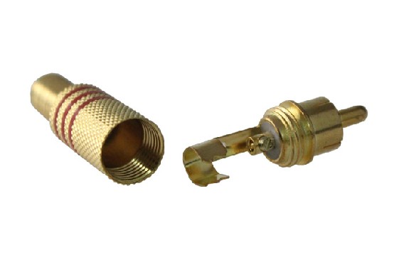 AV connector BNC video head to TV AV connector for audio head of the video recorder