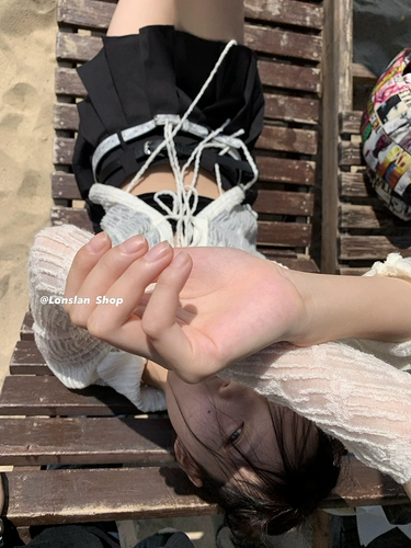 Lonslan Summer 2/17Nep Игривая текстура содержит внутреннюю подкладку против плиссированной плиссированной юбки с двойным ремнем