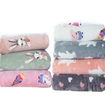 She admires double-sided flannel fabric baby falexin fabric warm sheets quilt cover clothing childrens velvet cloth