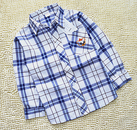 Chemise garcon à manche longue - Ref 2078216 Image 9