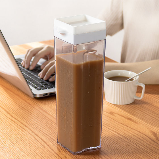 일본 수입 콜드 주전자 냉장고 냉장 콜드 브루 주스 얼음 물병 주전자 콜드 브루 커피 컵 밀봉 콜드 주전자