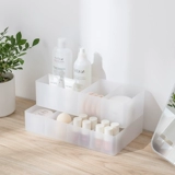 Настольный ящик для хранения косметики можно сложить с матовым пластиковым ящиком, ящиком для хранения, ящиком для офиса, органайзером для канцелярских принадлежностей