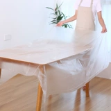 Японская одноразовая скатерть прозрачная пластиковая утолщенное прямоугольное обеденное столовое столик Круглый стол Свадебный свадебный пикник Тонкий пленочный таблет